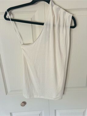 Express One-Shoulder White Camisole